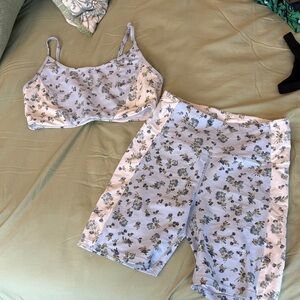 Women’s Floral Print Active Set